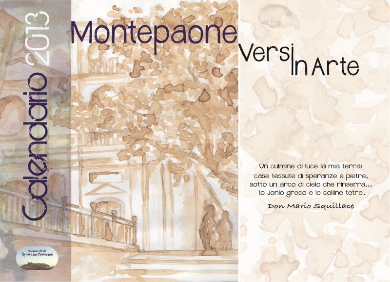 Il Calendario 2013: “Montepaone Versi in Arte”